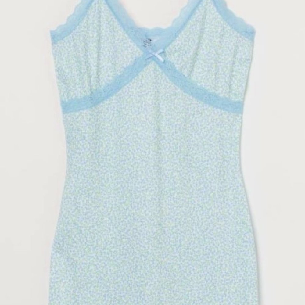 2 for 1!! Ribbed Lace-trimmed Dress and Skirt
